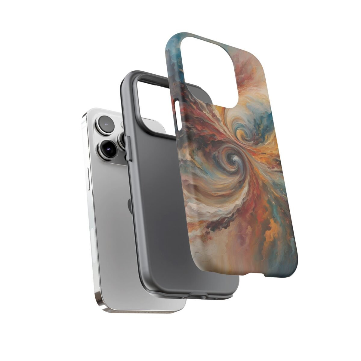 Tsunami de couleur Coque iPhone X - iPhone 16 Pro Max - Image 3